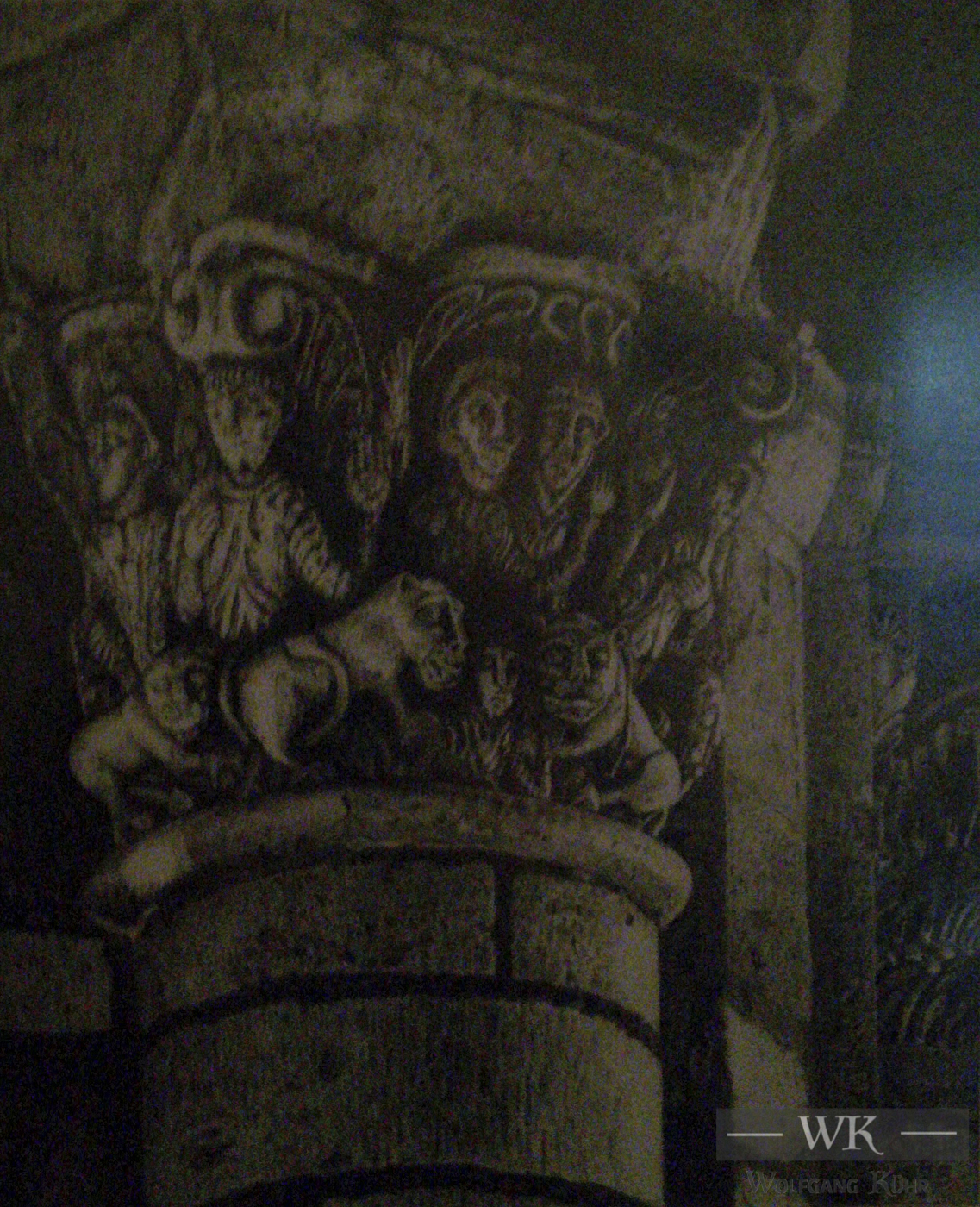 DZ07 – "Romanische Säule“ 19×23 I Bleistift auf Papier (1978)