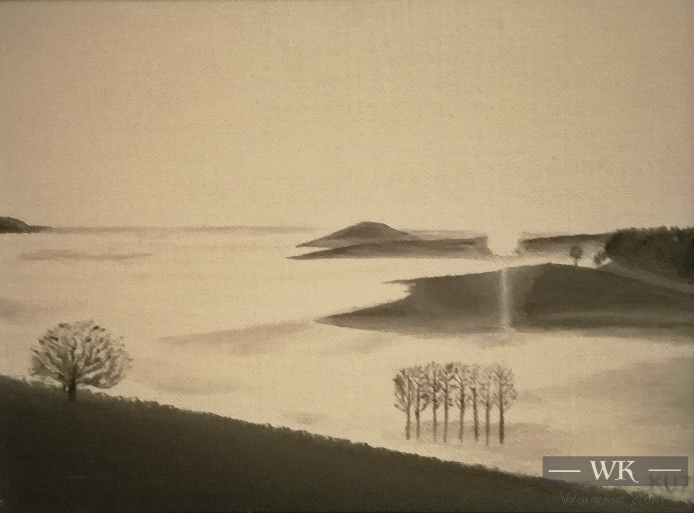 DZ10 – "Ohne Titel“ 23×17 I Öl auf Karton (1979)
