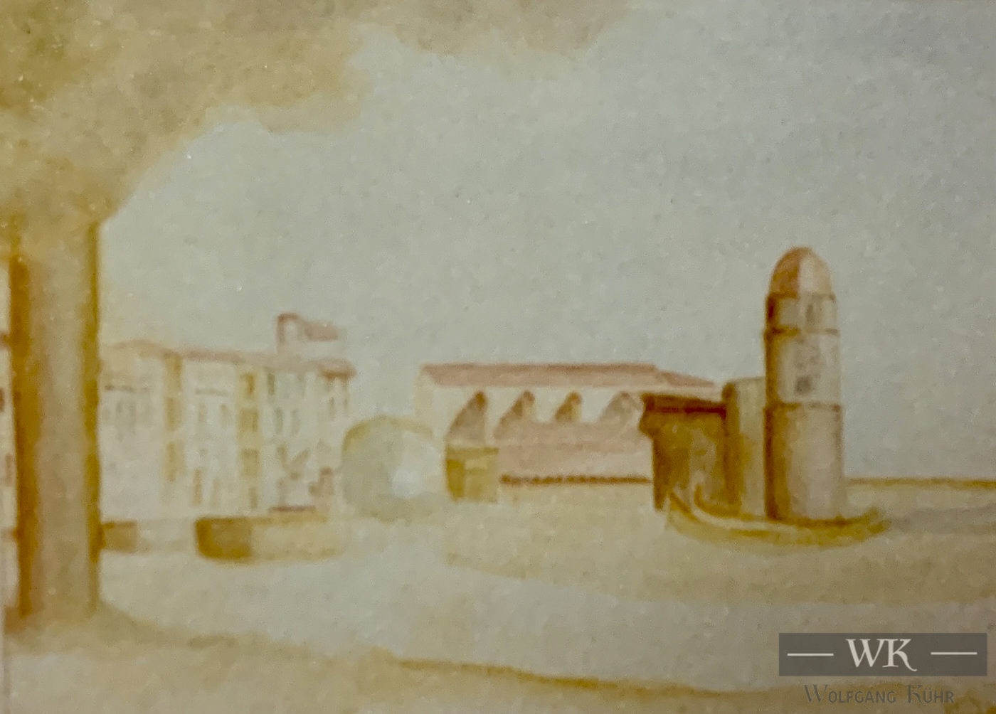 DZ15 – "Collioure“ 24×36 I Wasserfarbe auf Papier (1992)