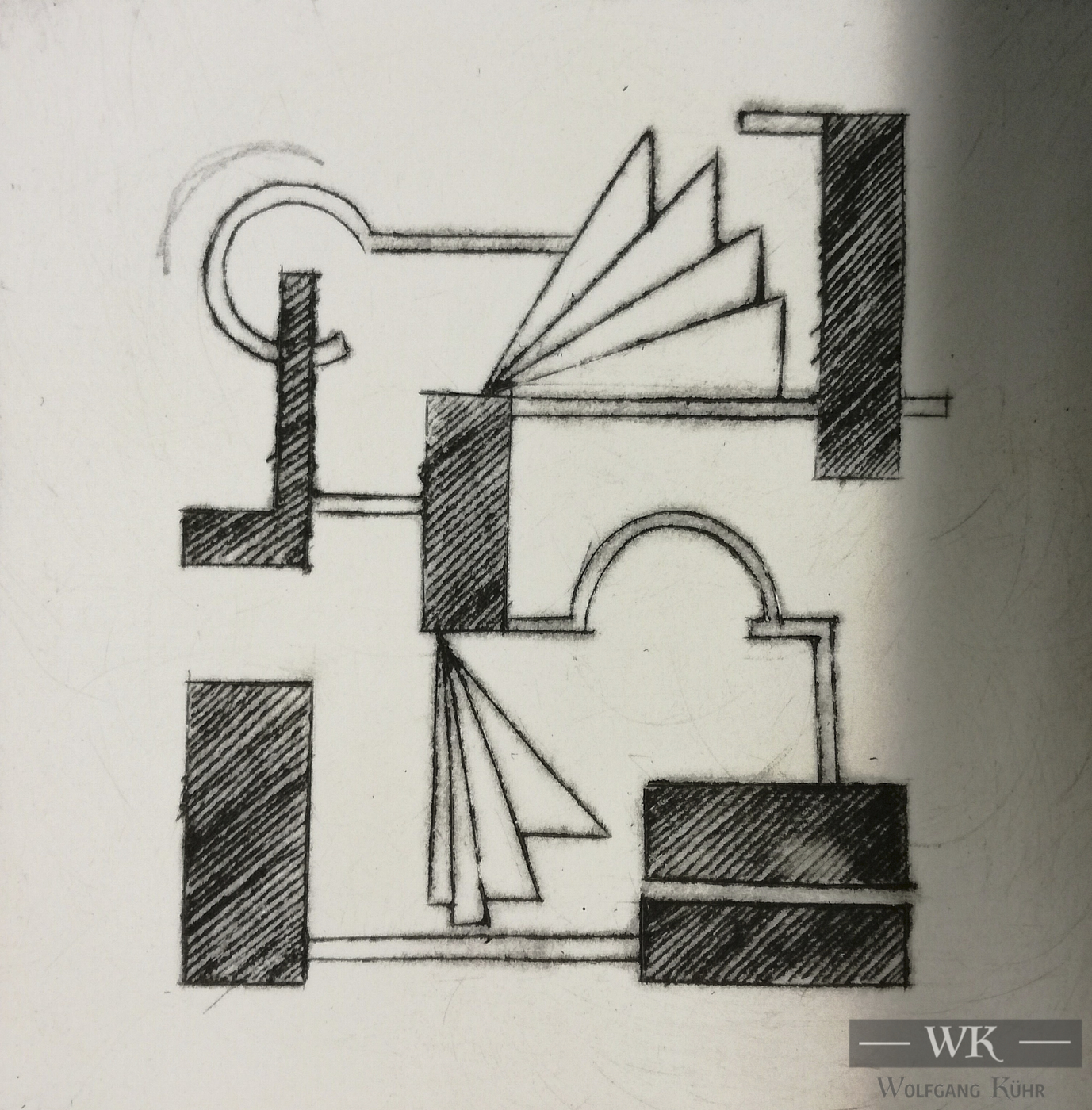 DZ24 – "Ohne Titel“ 10×10 I Radierung (2001)