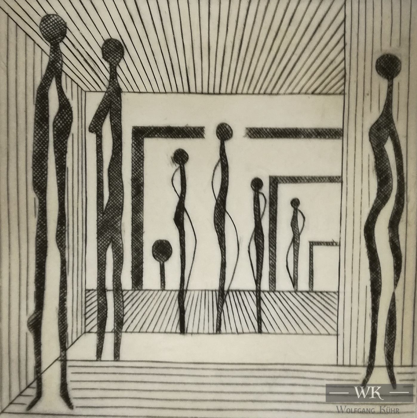 DZ33 – „Ohne Titel“ 15×15 I Kupferstich (2003)