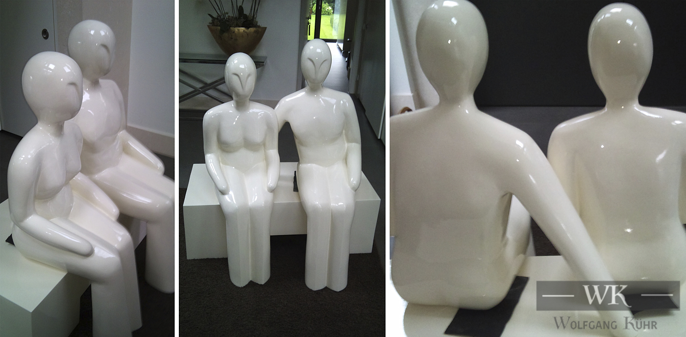 PS03 – „Sitzende“ 105x70x120cm I Styropor mit Kunststoff (2011)