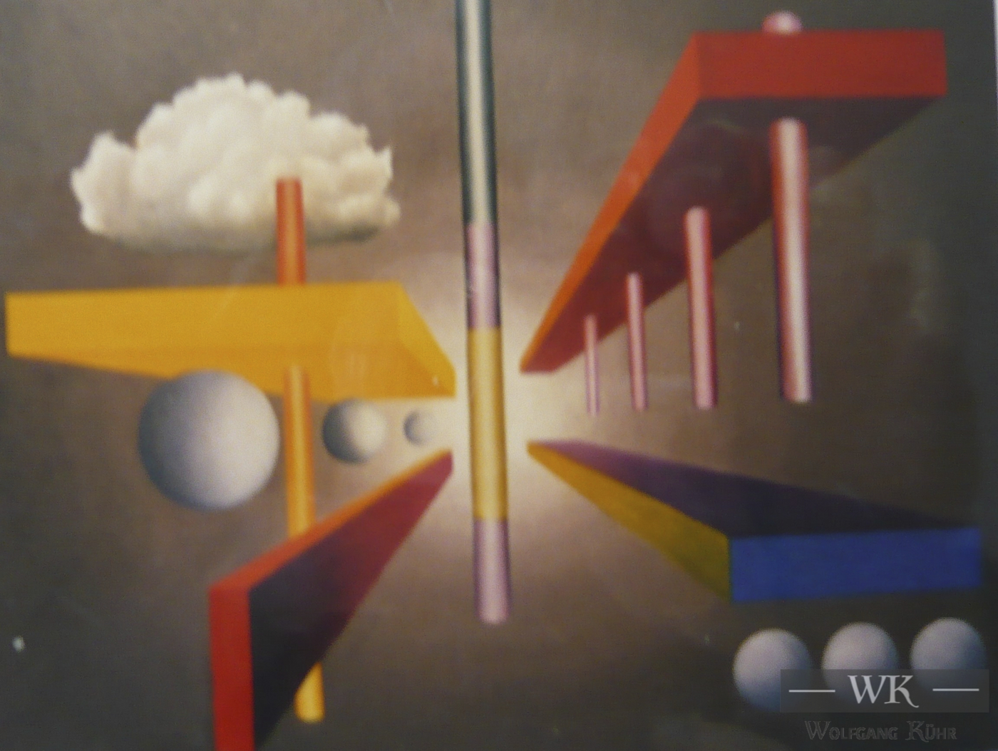 Raumbild 04 - 90x70cm I Öl auf Leinwand (1994)