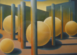 Raumbild 06 - 70x60cm I Öl auf Leinwand (1997)
