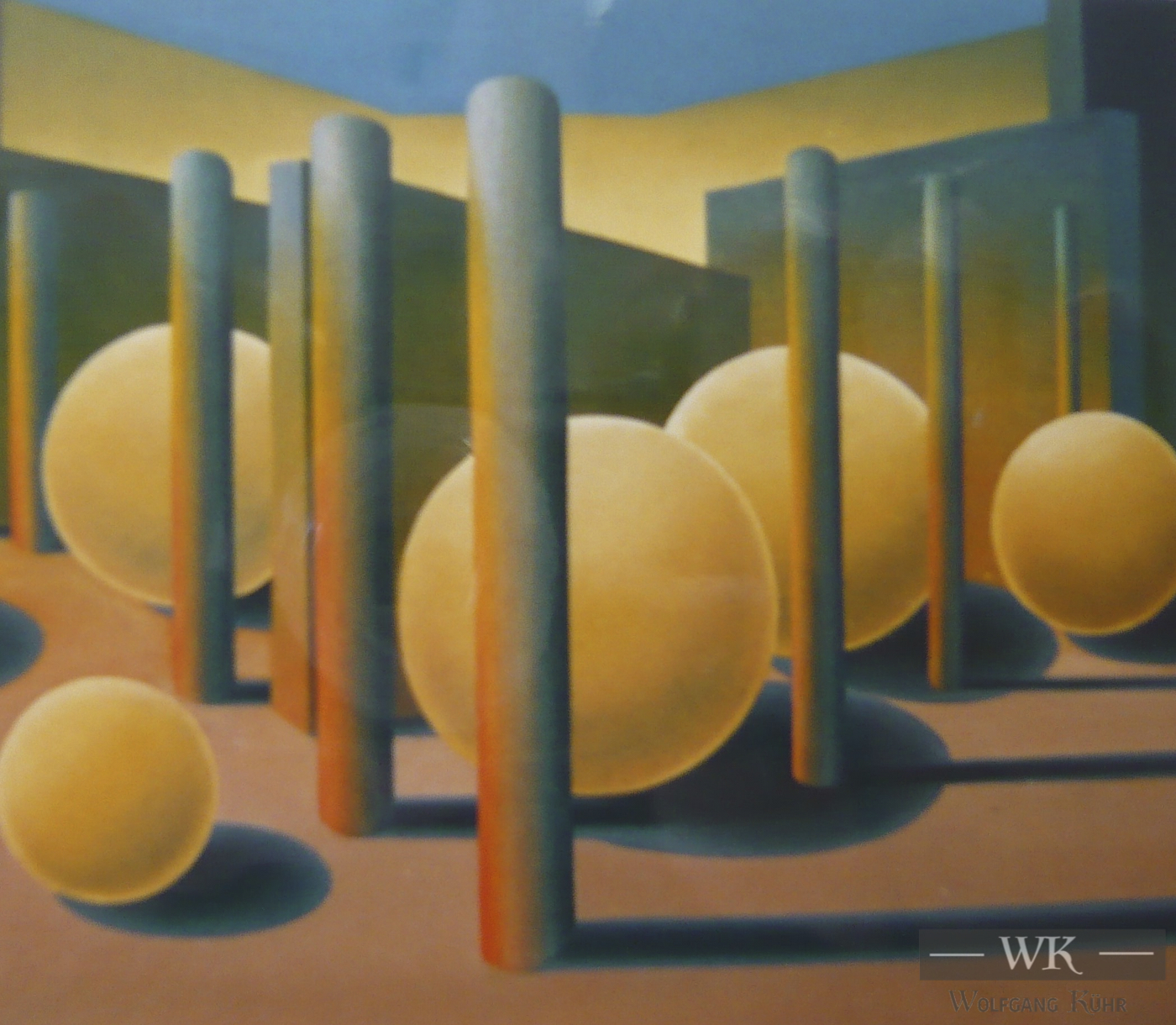 Raumbild 06 - 70x60cm I Öl auf Leinwand (1997)