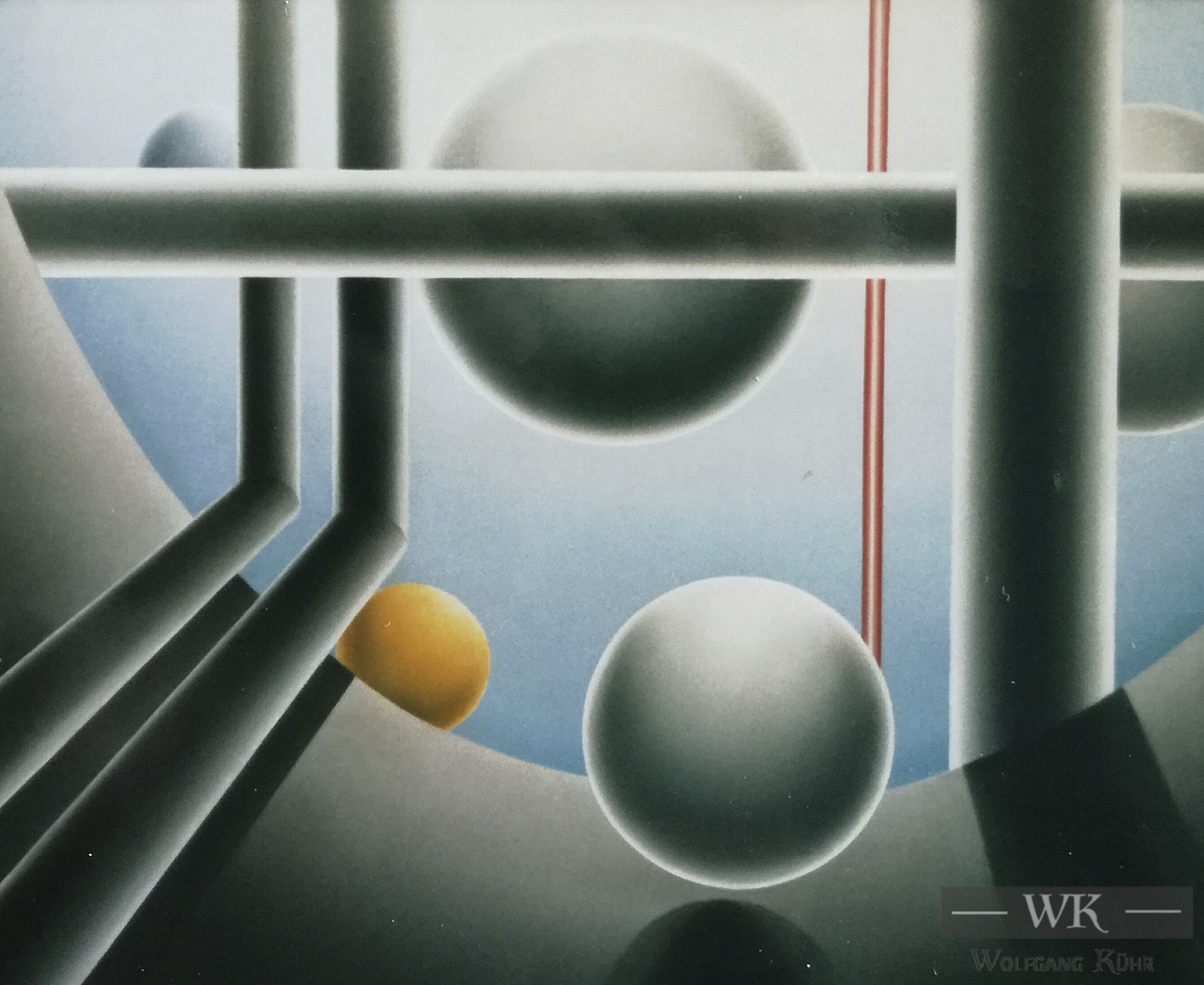 Raumbild 08 - 100x80cm I Öl auf Leinwand (1997)