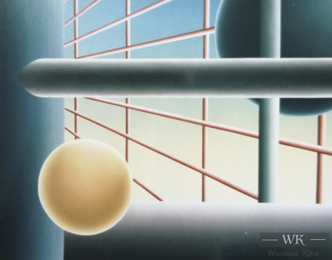 Raumbild 09 - 100x80cm I Öl auf Leinwand (1998)
