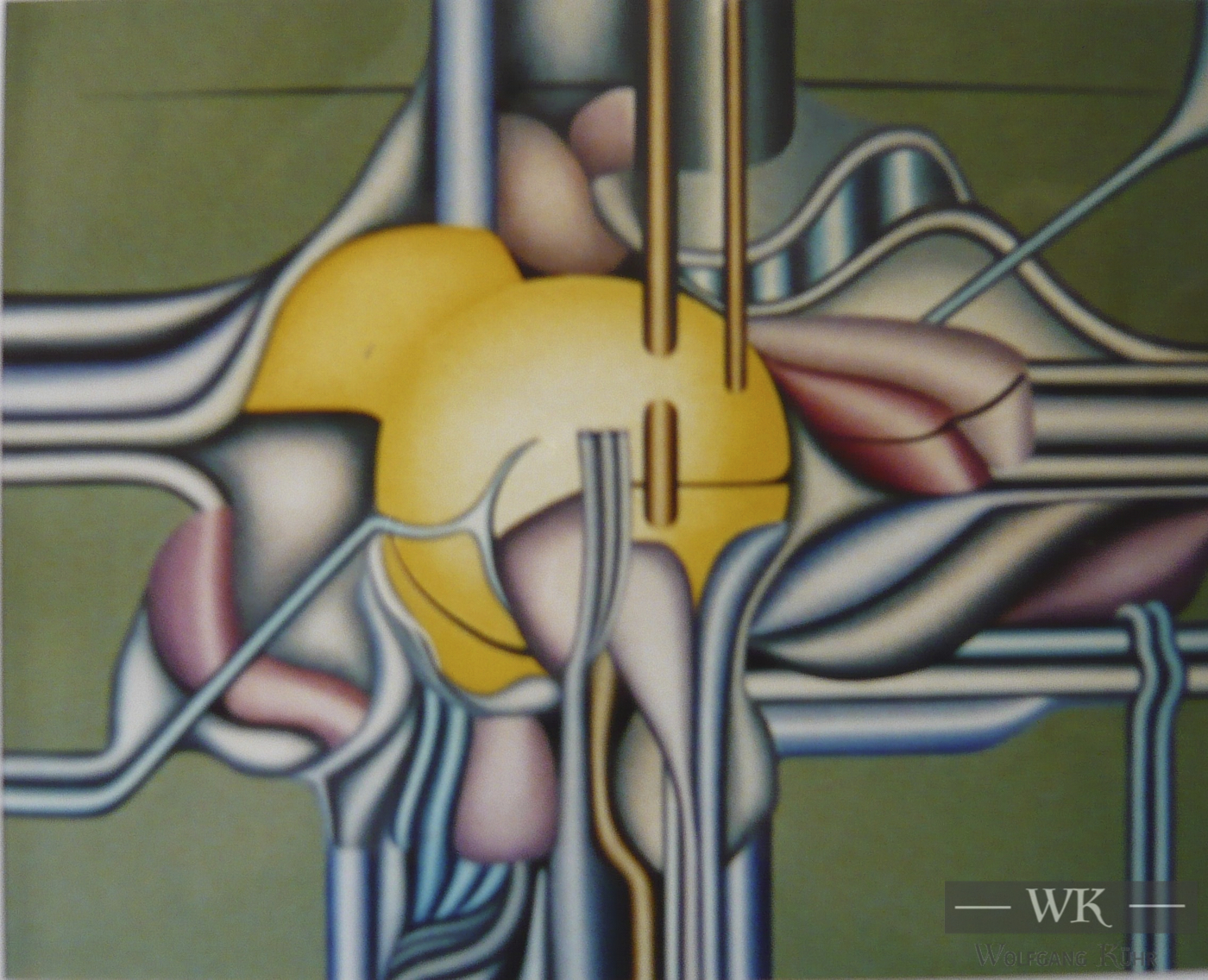 Raumbild 10 - 100x80cm I Öl auf Leinwand (1998)