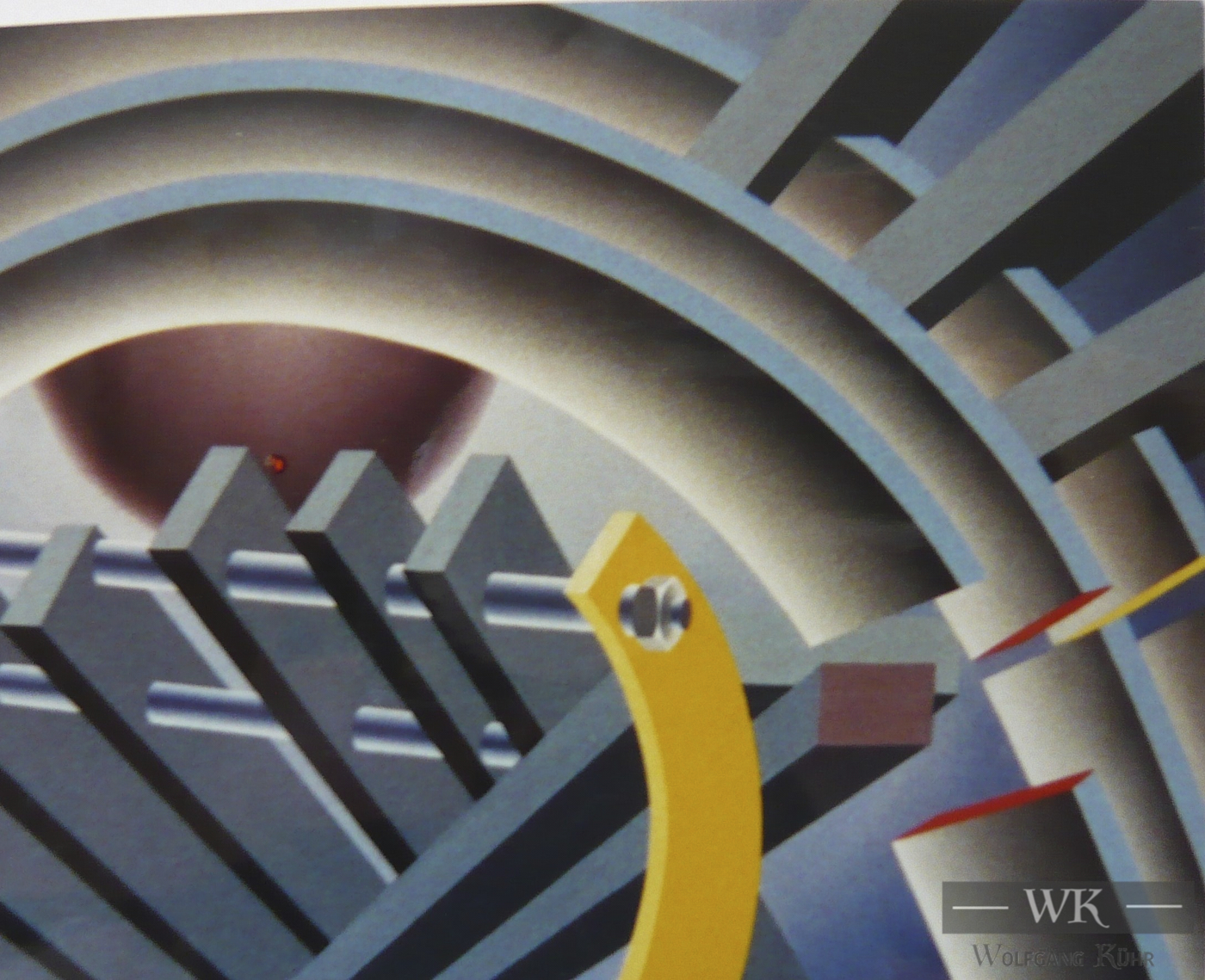 Raumbild 12 - 110x90cm I Öl auf Leinwand (2000)