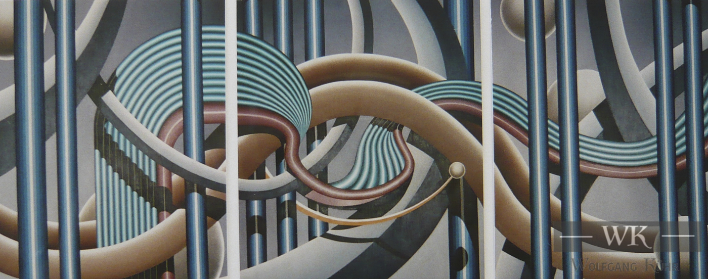 Raumbild 16 - (3x) 100x120cm I Öl auf Leinwand (2002/2003)