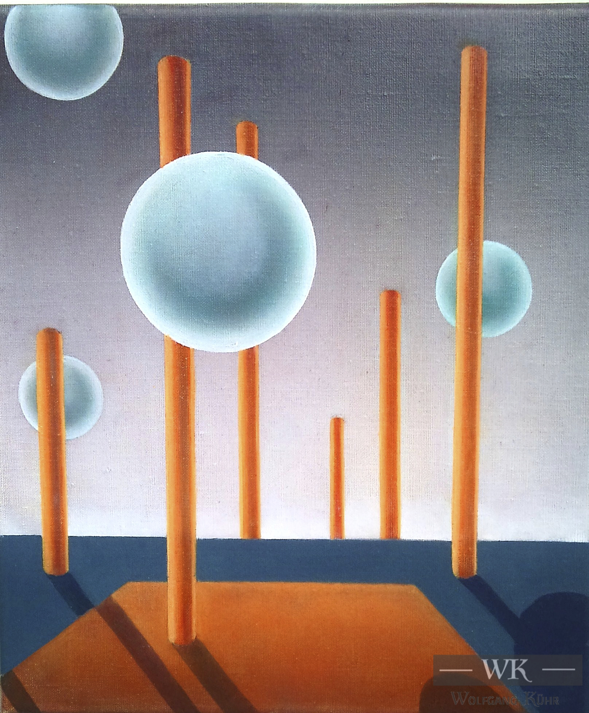 Raumbild 22 - 25x30cm I Öl auf Leinwand (2012)