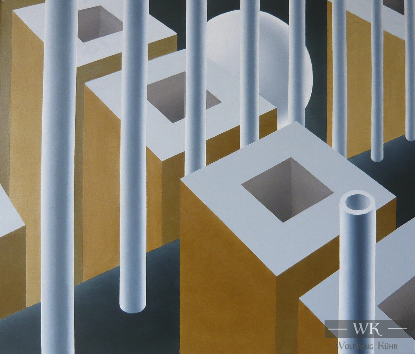 Raumbild 25 - 80x70cm I Öl auf Leinwand (2012)