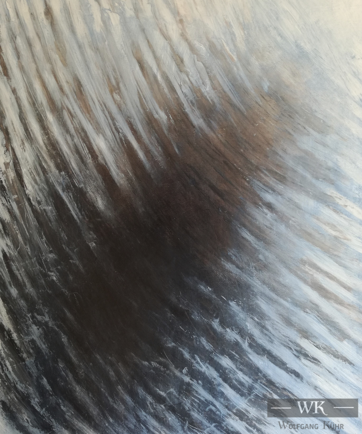 Raumbild 32 - 80x100cm I Öl auf Leinwand (2019)