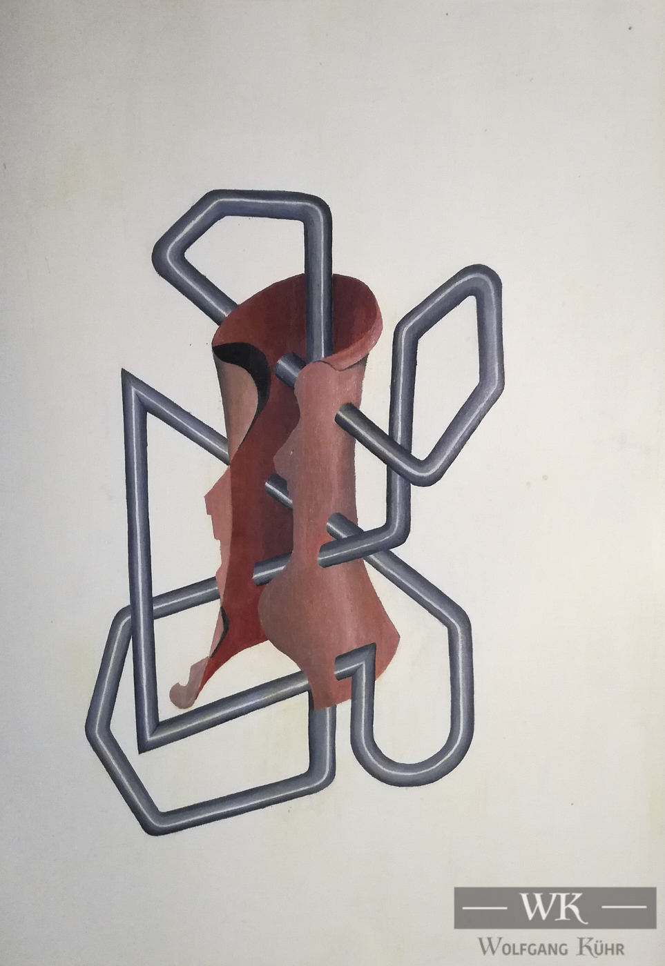 W04 – „Ohne Titel“ 30x40cm I Öl auf Papier (1977)