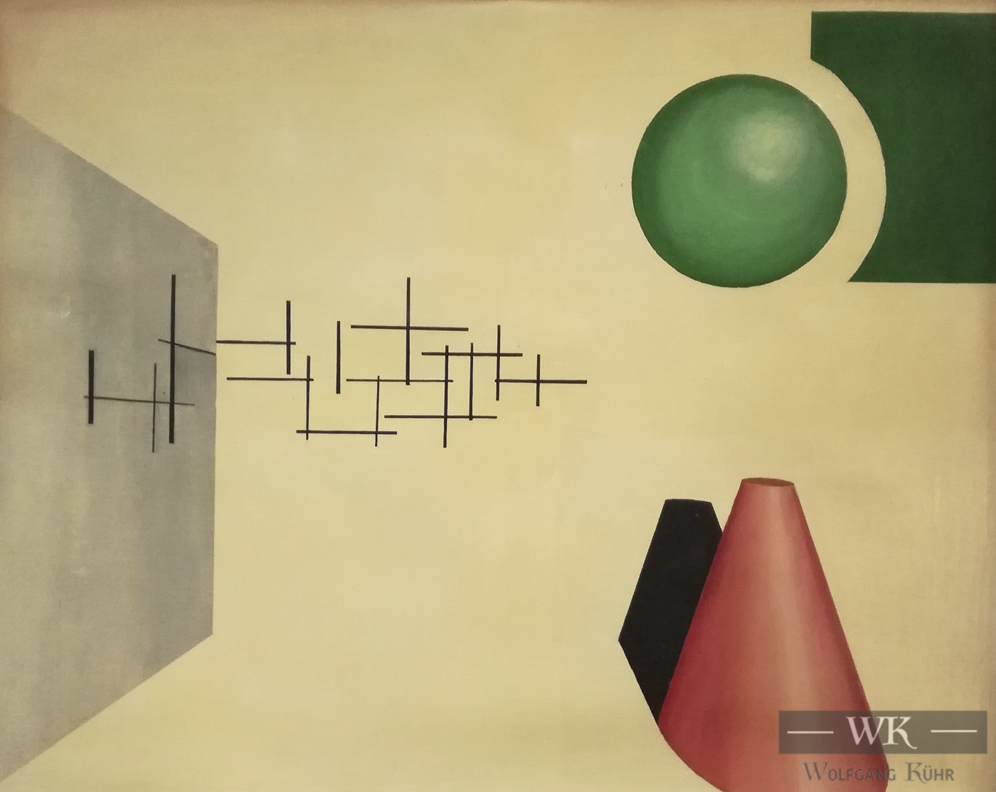 W07 – „Ohne Titel“ 53x45cm I Öl auf Papier (1978)