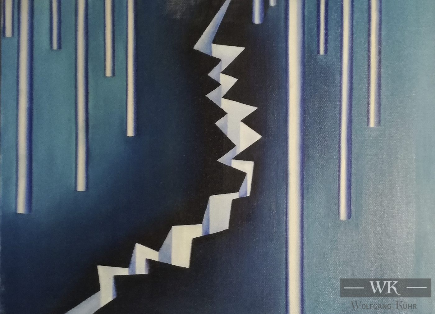 W09 – „Ohne Titel“ 30x40cm I Öl auf Leinwand (1978)