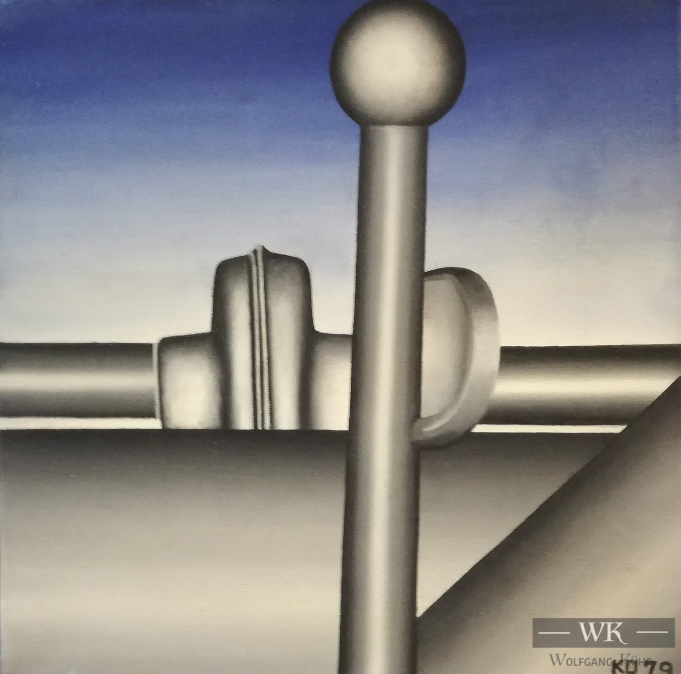 W11 – „Ohne Titel“ 37x37cm I Öl auf Leinwand (1979)