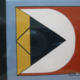 W19 – „Blaues Dreieck“ 40x50cm I Öl auf Karton (1991)