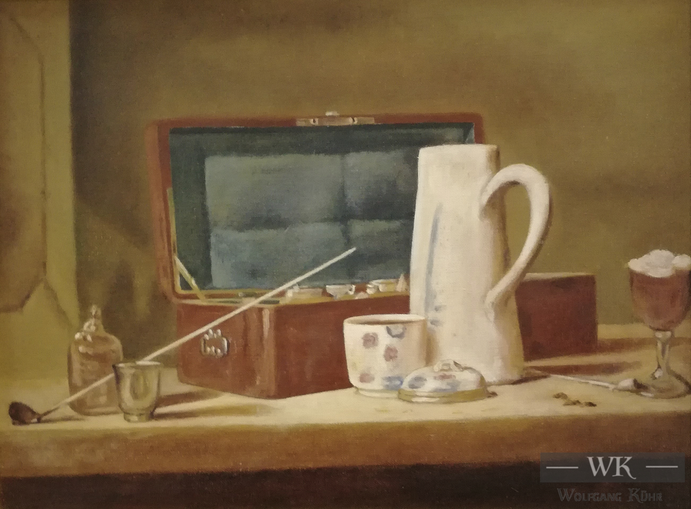 W23 – „Hommage an Chardin“ 40×30 I Öl auf Leinwand (1995)