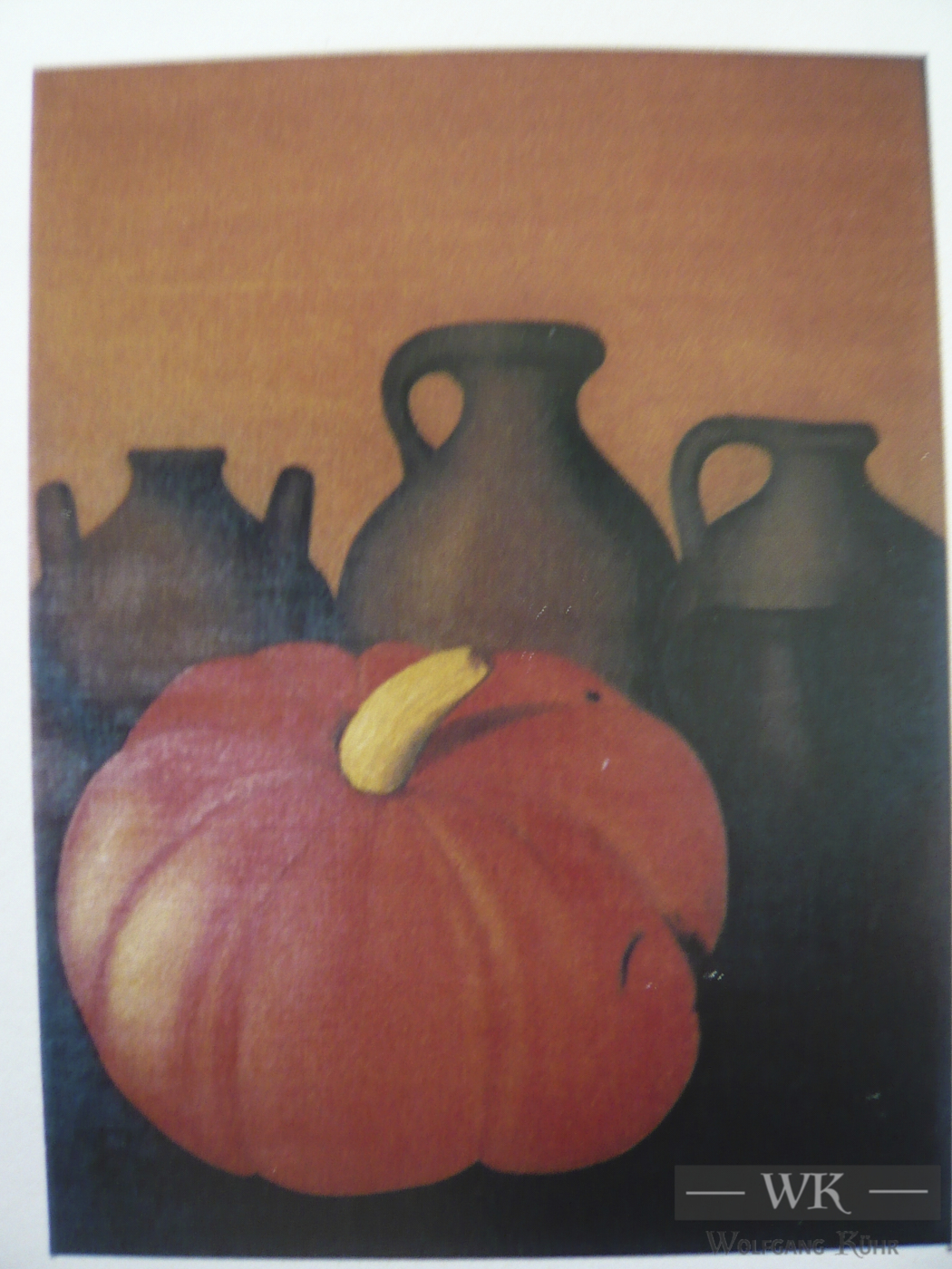 W24 – „Roter Kürbis“ 70×90 I Öl auf Leinwand (1995)