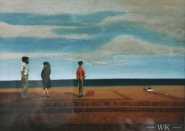 W27 – „Strandleben“ 40×50 I Öl auf Leinwand (1998)