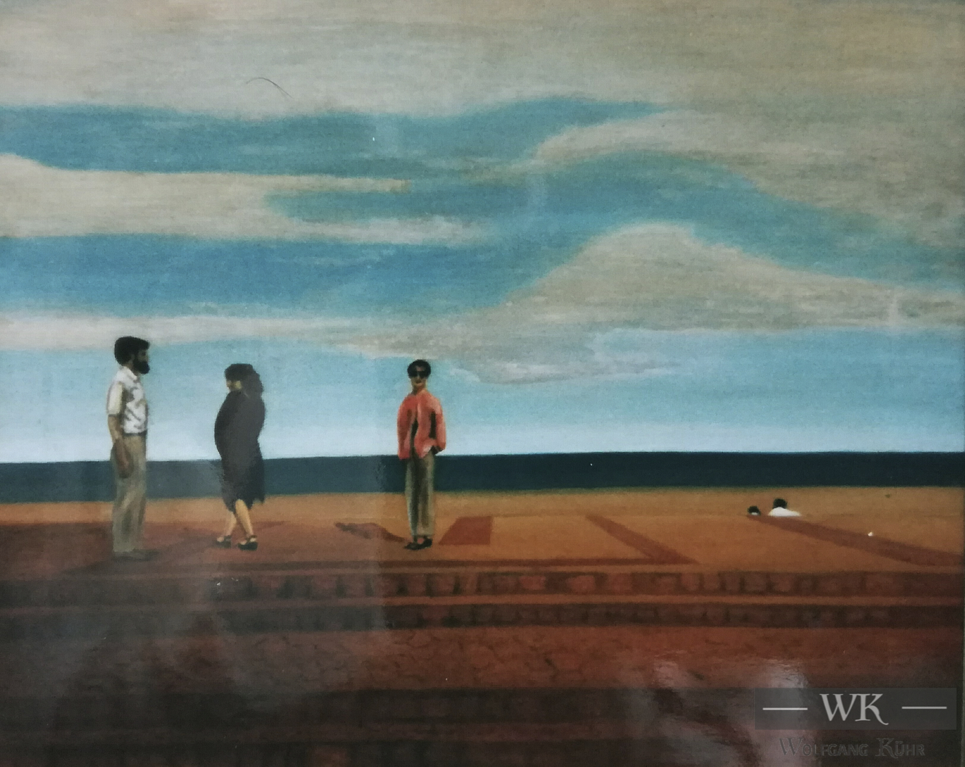 W27 – „Strandleben“ 40×50 I Öl auf Leinwand (1998)