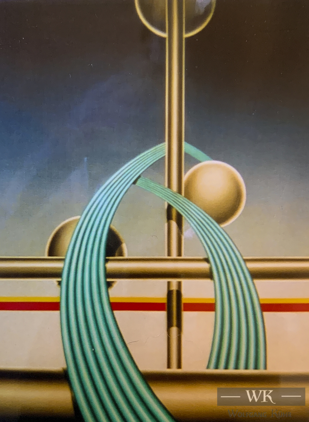 W33 – „Figurine 1“ 100×130 I Öl auf Leinwand (2004)