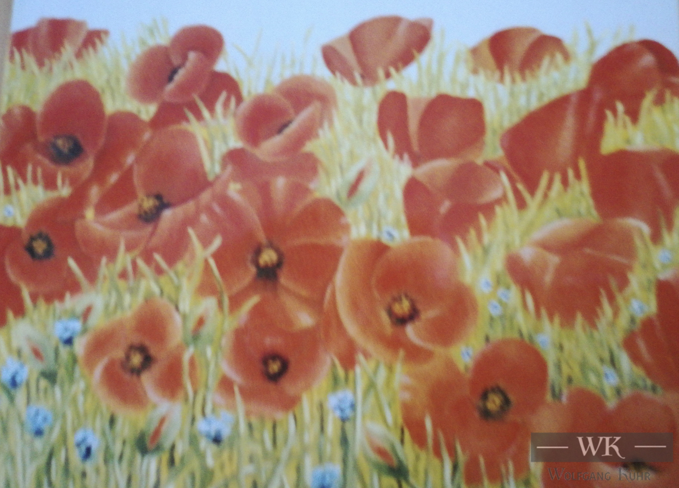 W42 – „Mohnblumen“ 61×51 I Öl auf Leinwand (2014)