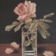 W48 – "Stilleben mit Rose“ 40×50 I Öl auf Leinwand (2017)