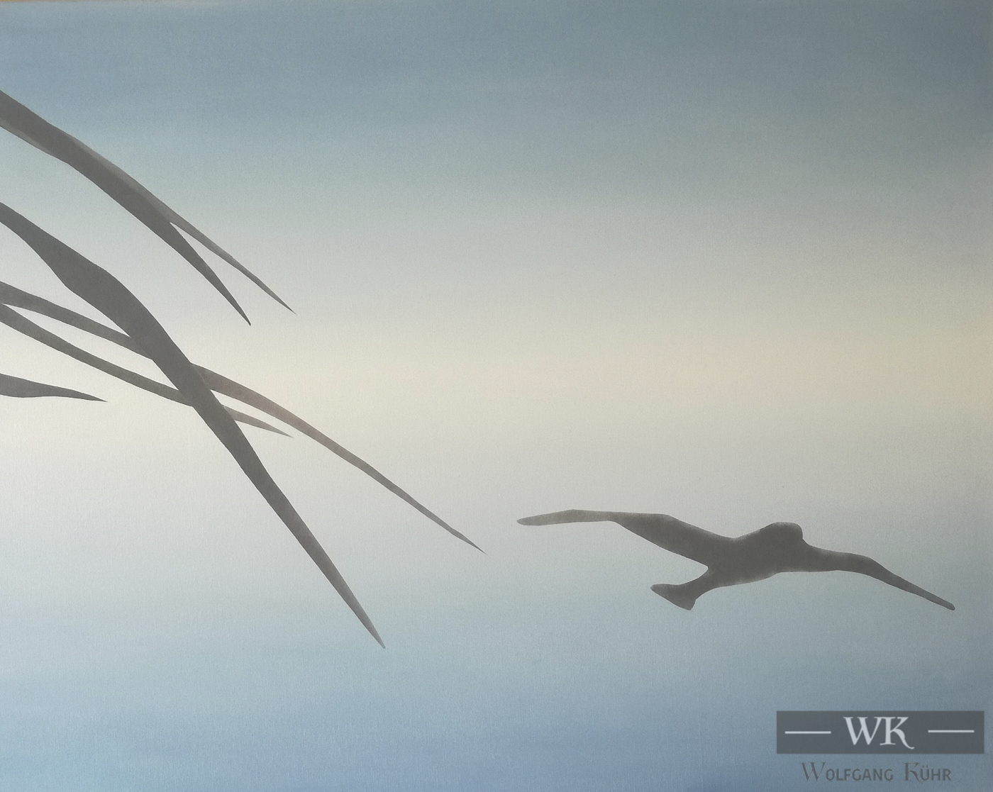 W51 – "Freiflug“ 100×80 I Öl auf Leinwand (2019)