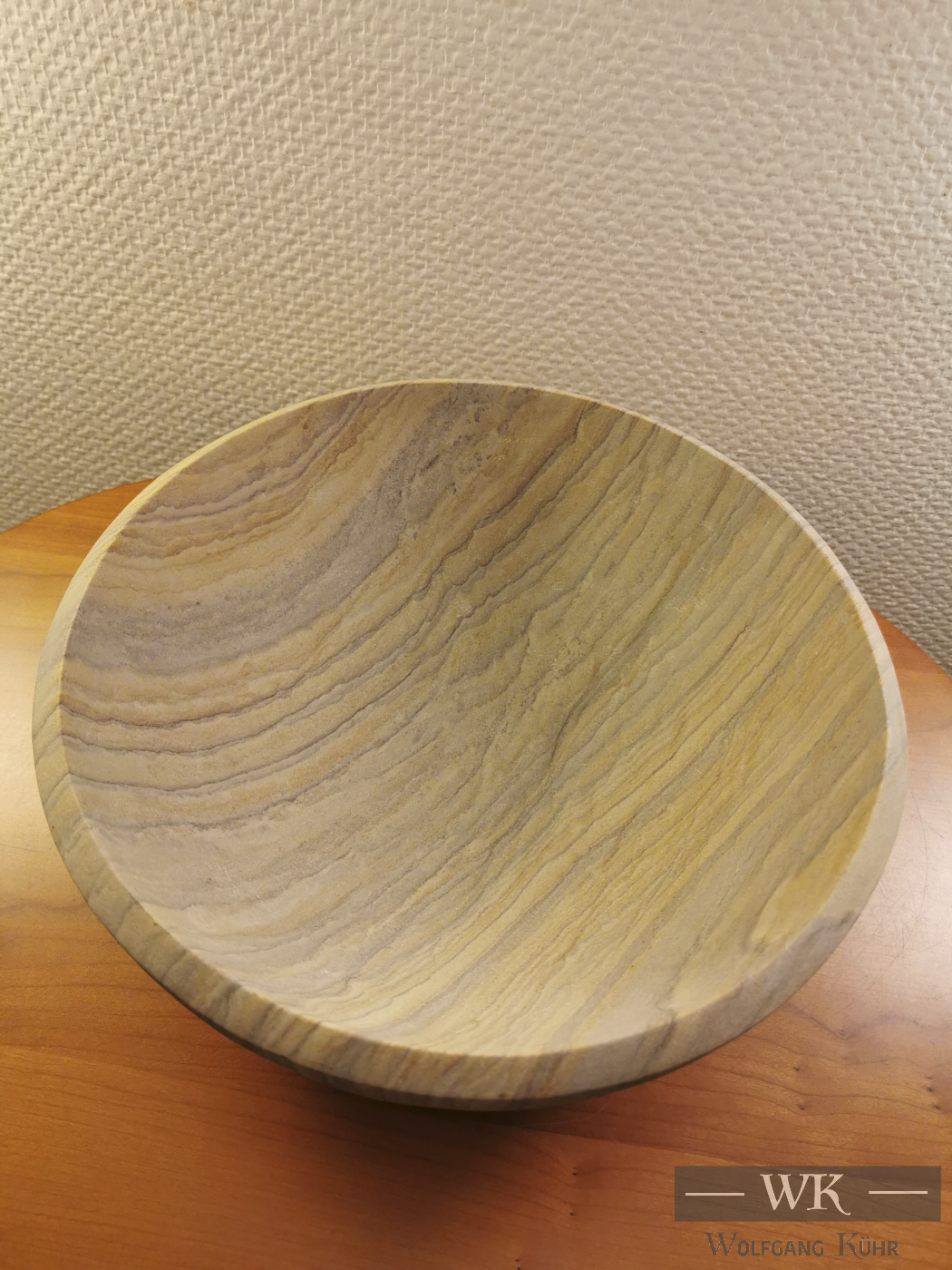 PS18 – „Schale“ Durchmesser 44cm I Regenbogensandstein (2022)