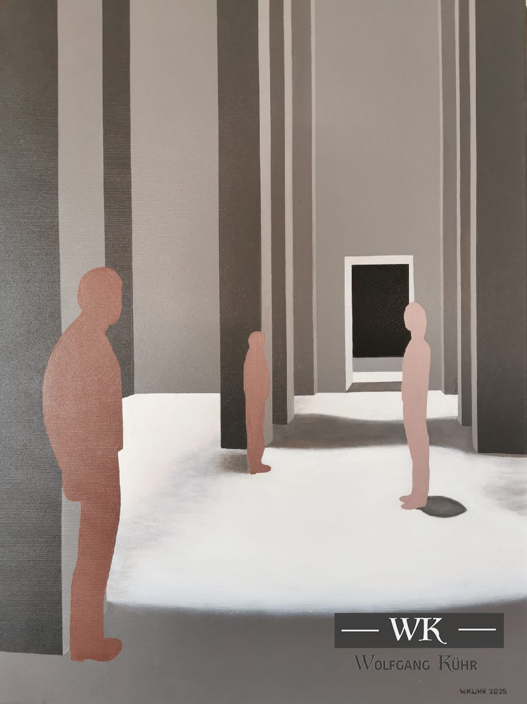 W55 – "Ohne Titel" 90x70cm I Öl auf Leinwand (2025)